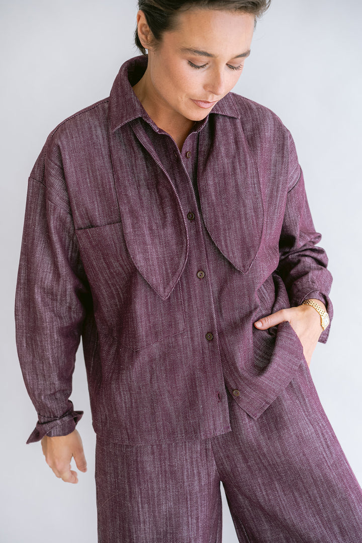 Meg Blouse Jeans Bordeaux