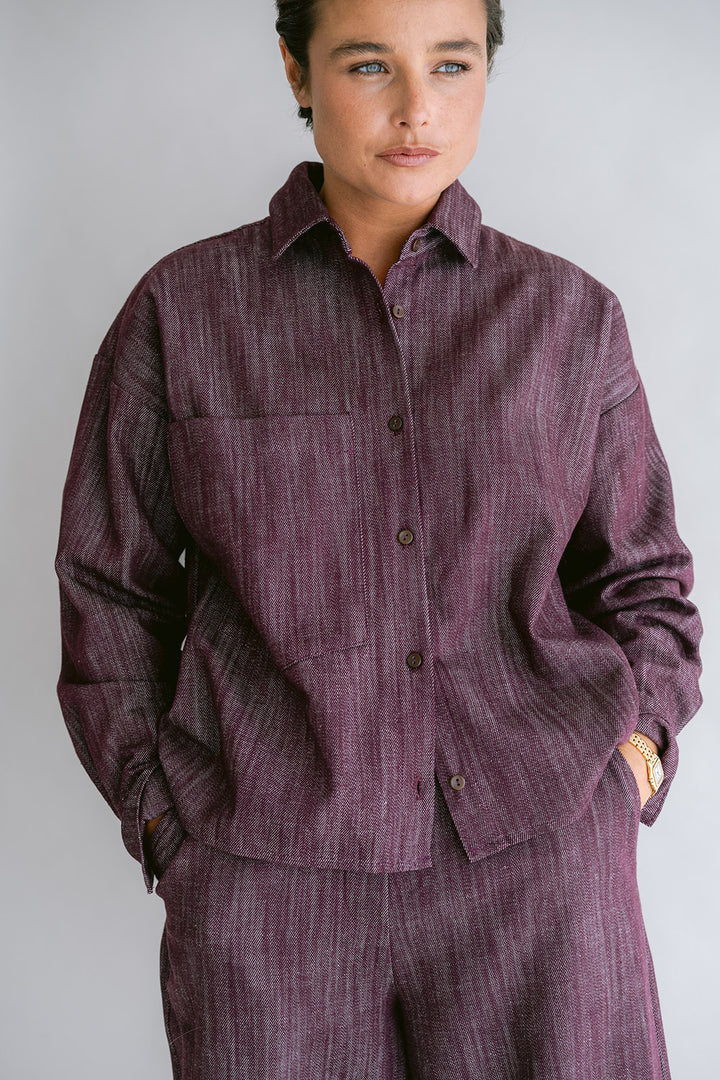 Meg Blouse Jeans Bordeaux