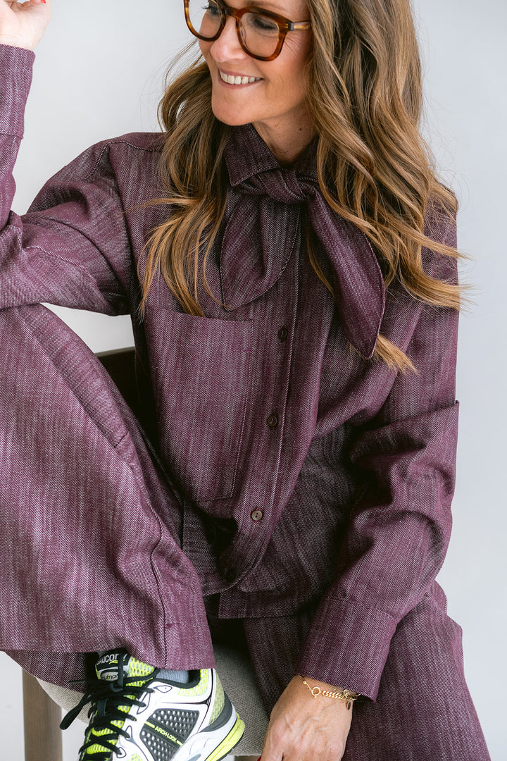 Meg Blouse Jeans Bordeaux