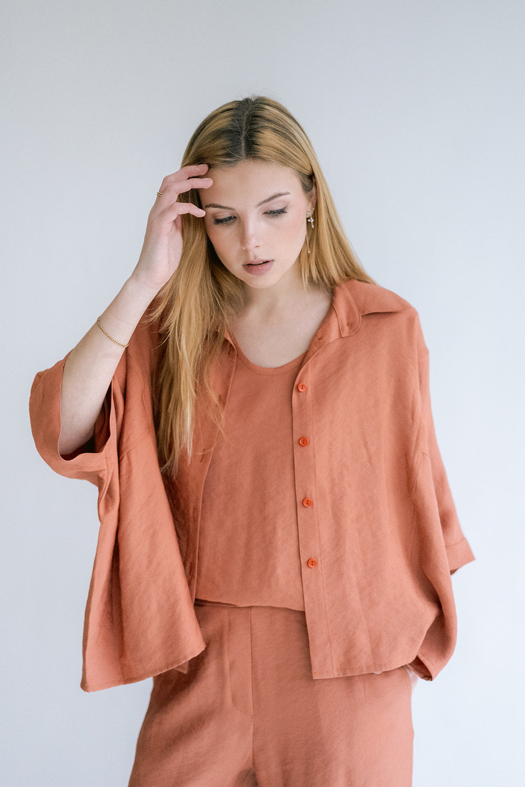 Mette Blouse Brilliant Rust