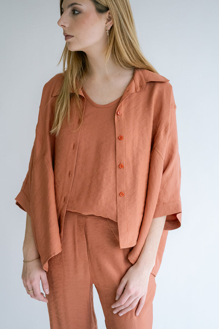 Mette Blouse Brilliant Rust