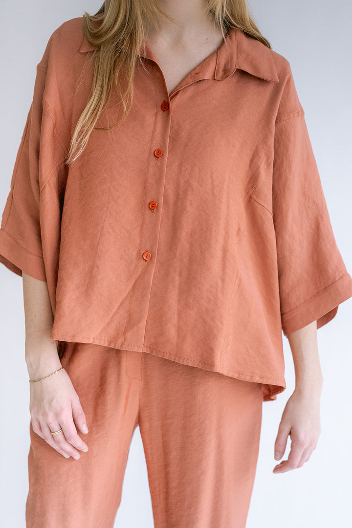 Mette Blouse Brilliant Rust