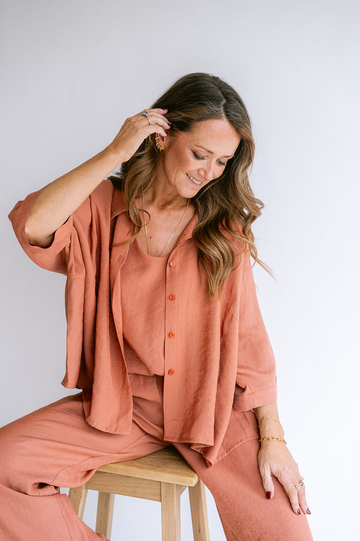 Mette Blouse Brilliant Rust