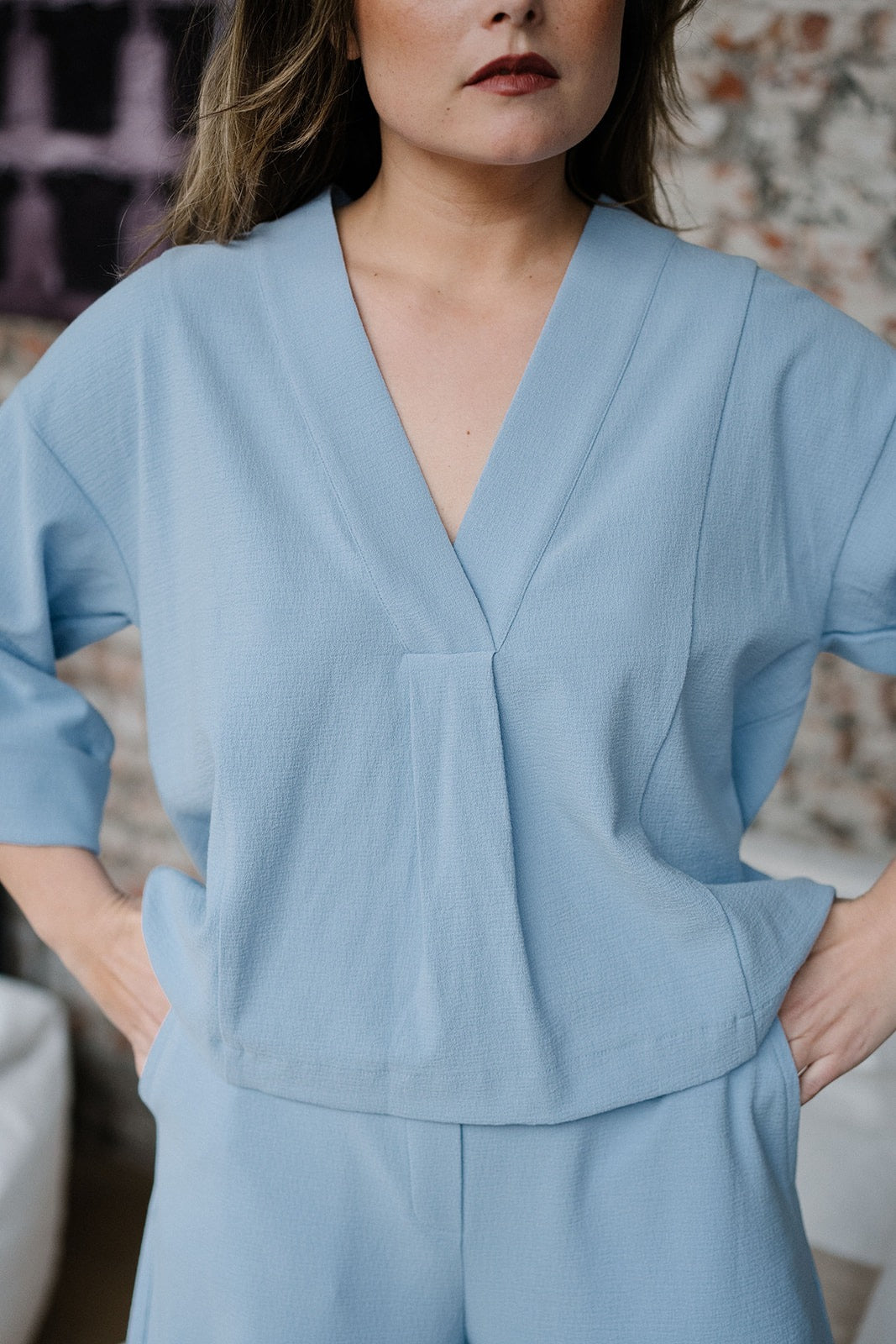 Mia Top City Blue
