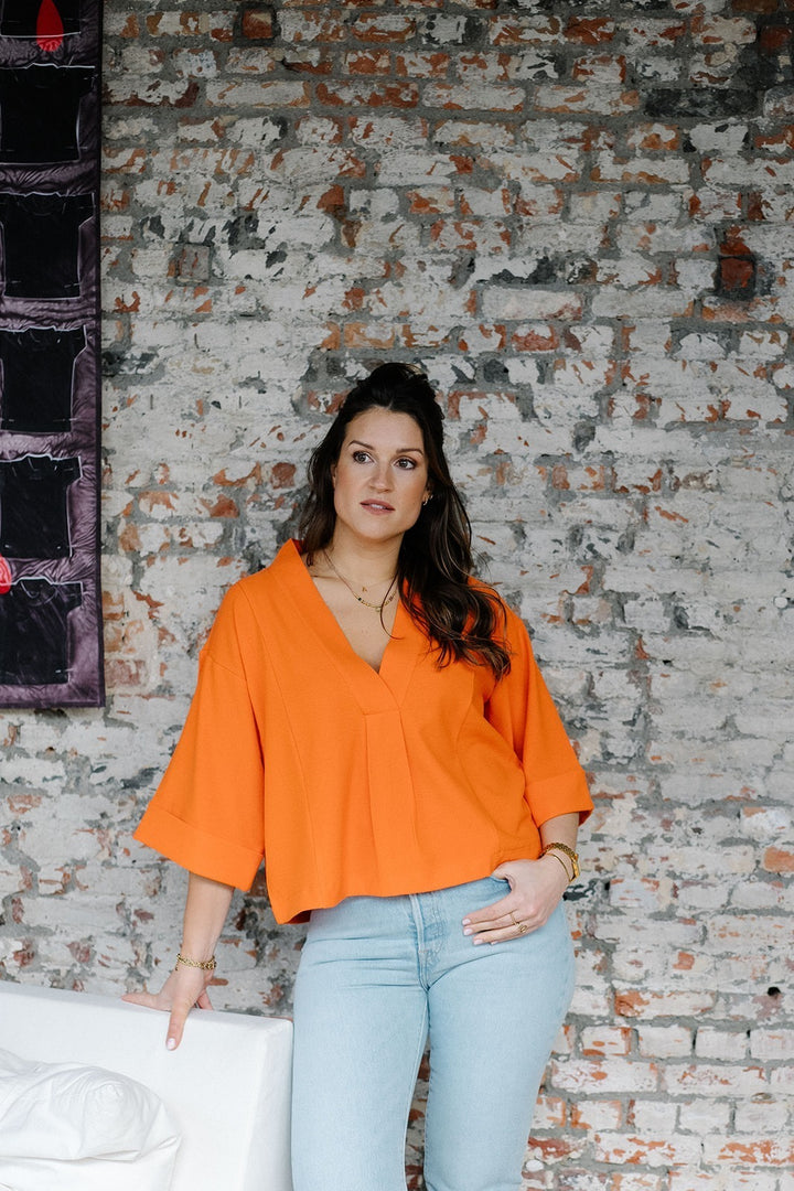 Mia Top City Orange
