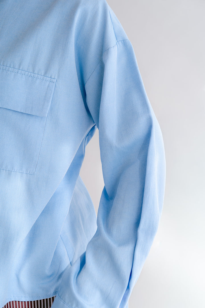Miko Blouse Chambray Light Blue