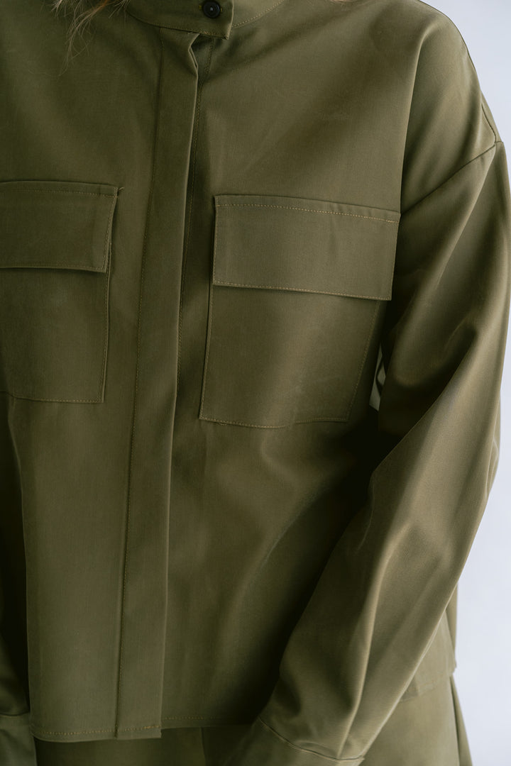Miko Blouse Tencel Green