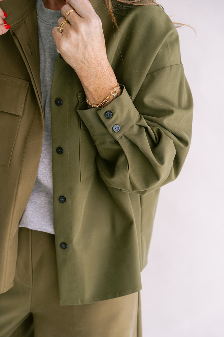 Miko Blouse Tencel Green