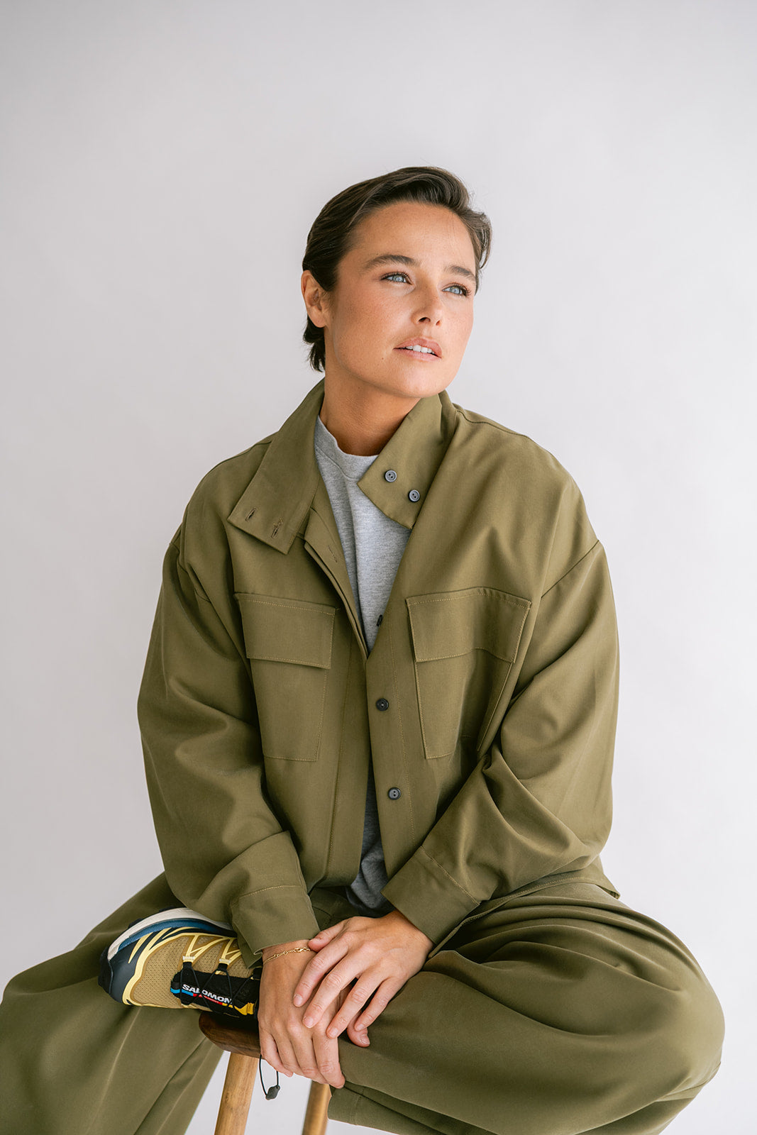 Miko Blouse Tencel Green