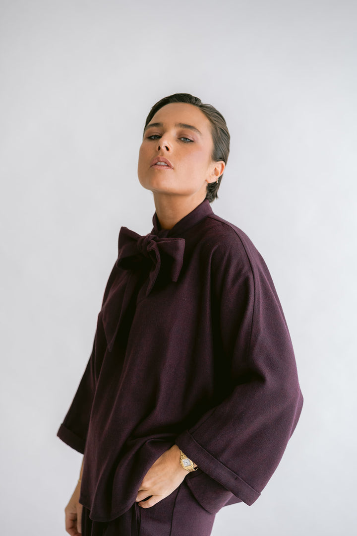 Mollie Blouse Deep Plum