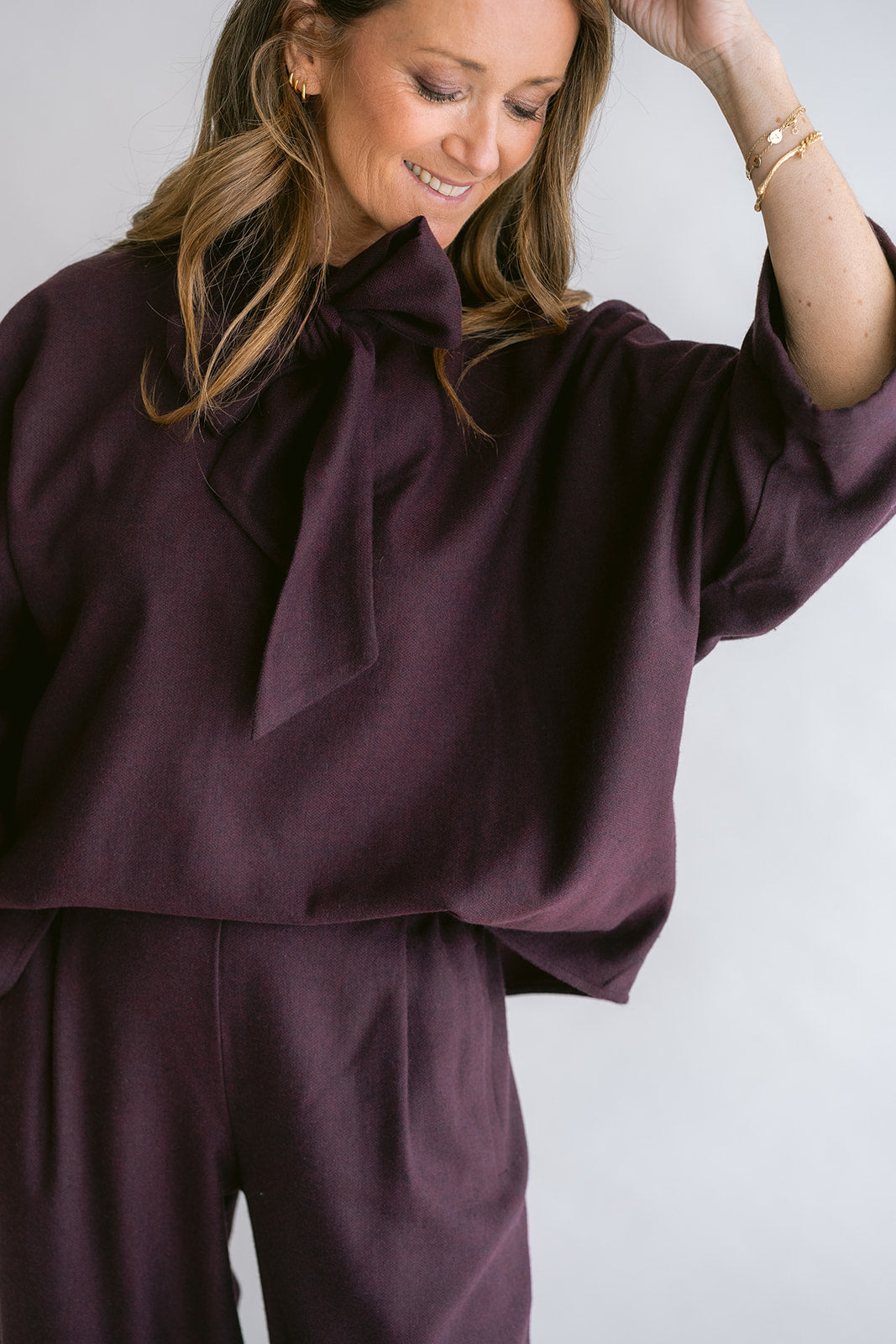 Mollie Blouse Deep Plum