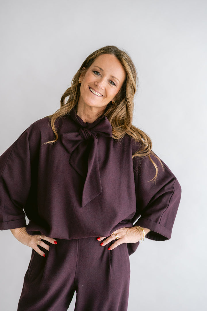 Mollie Blouse Deep Plum