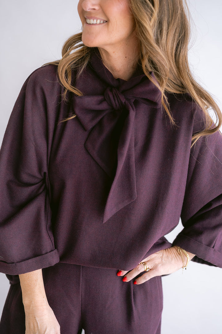 Mollie Blouse Deep Plum