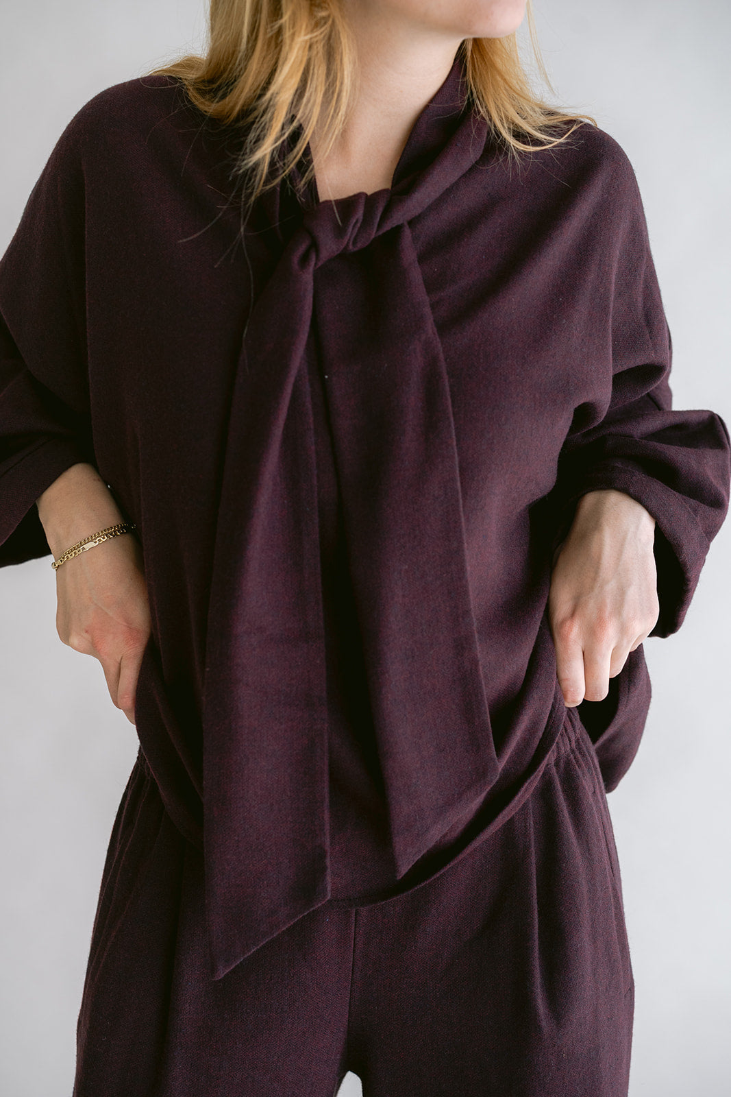 Mollie Blouse Deep Plum