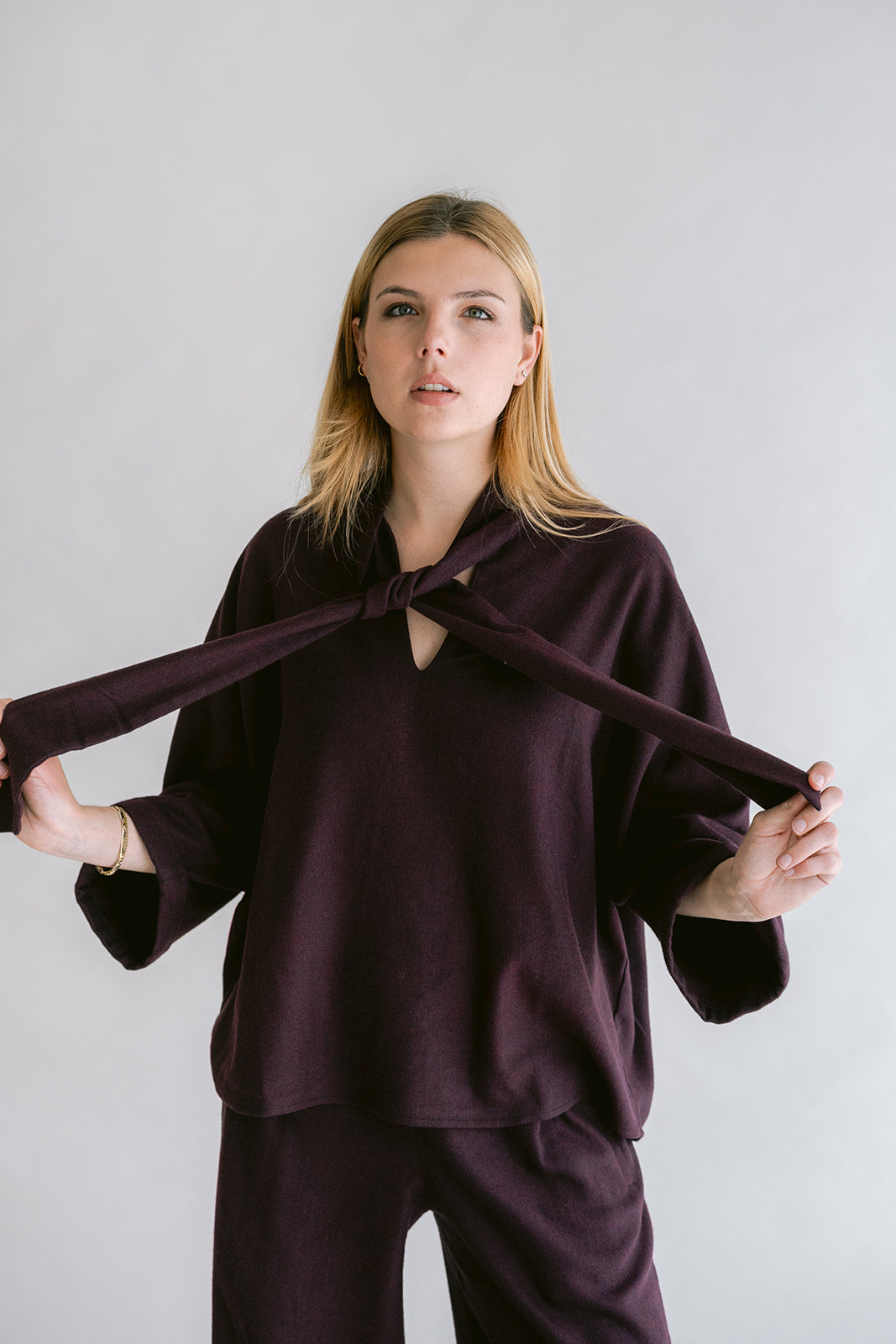 Mollie Blouse Deep Plum