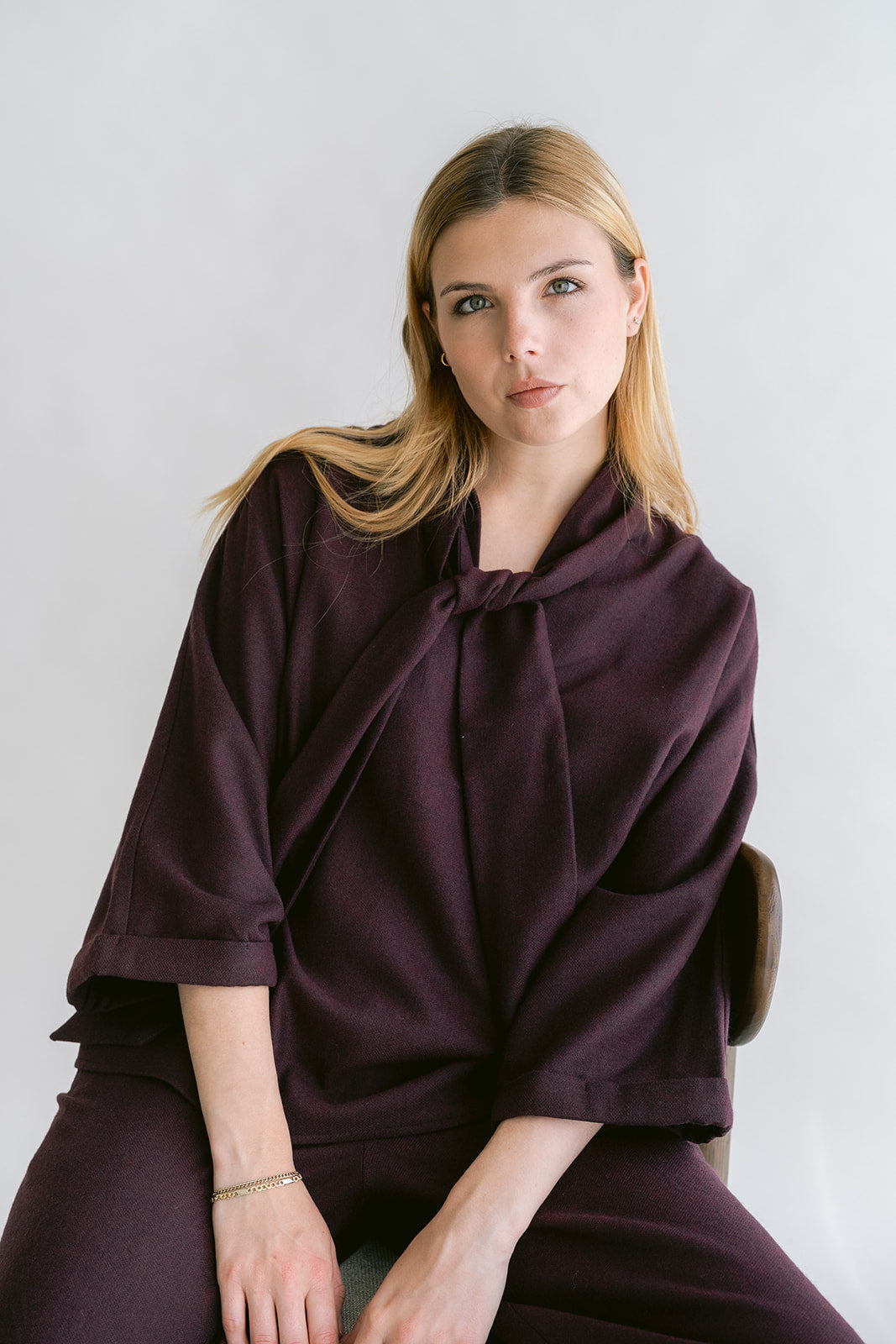 Mollie Blouse Deep Plum