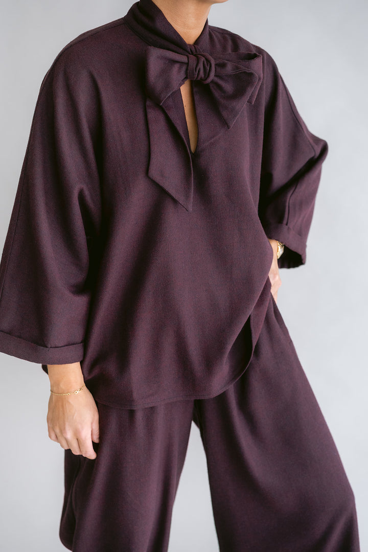 Mollie Blouse Deep Plum