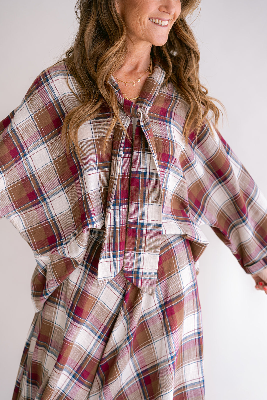 Mollie Blouse Square Bordeaux