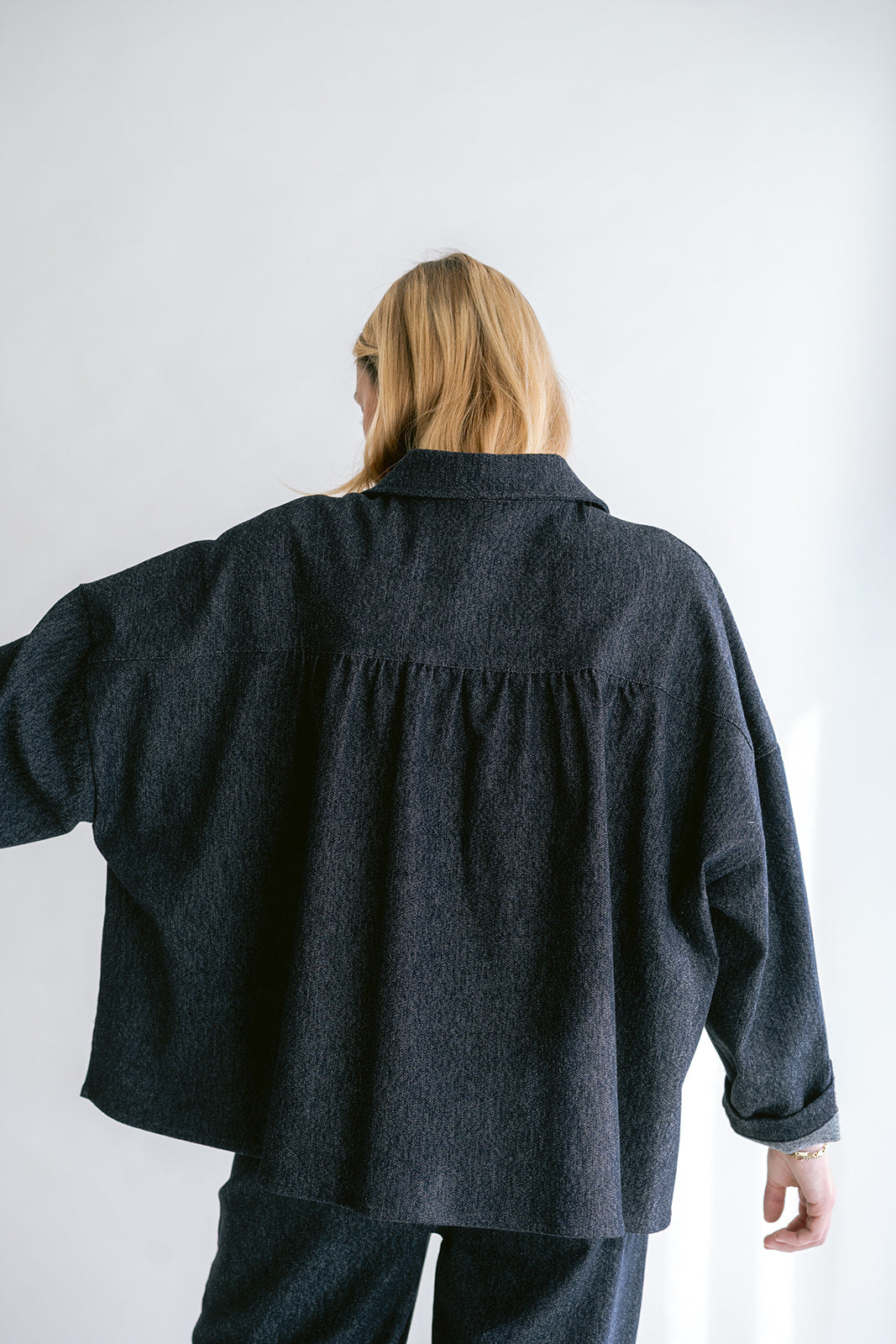Mon Shacket Dark Navy Jeans