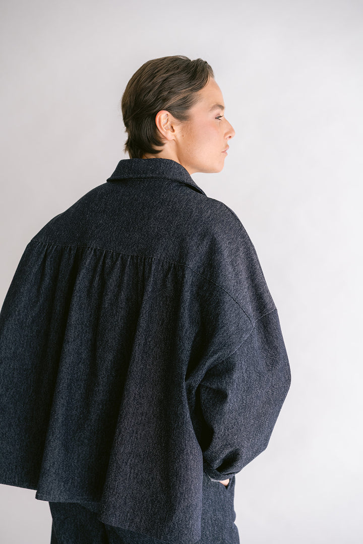 Mon Shacket Dark Navy Jeans