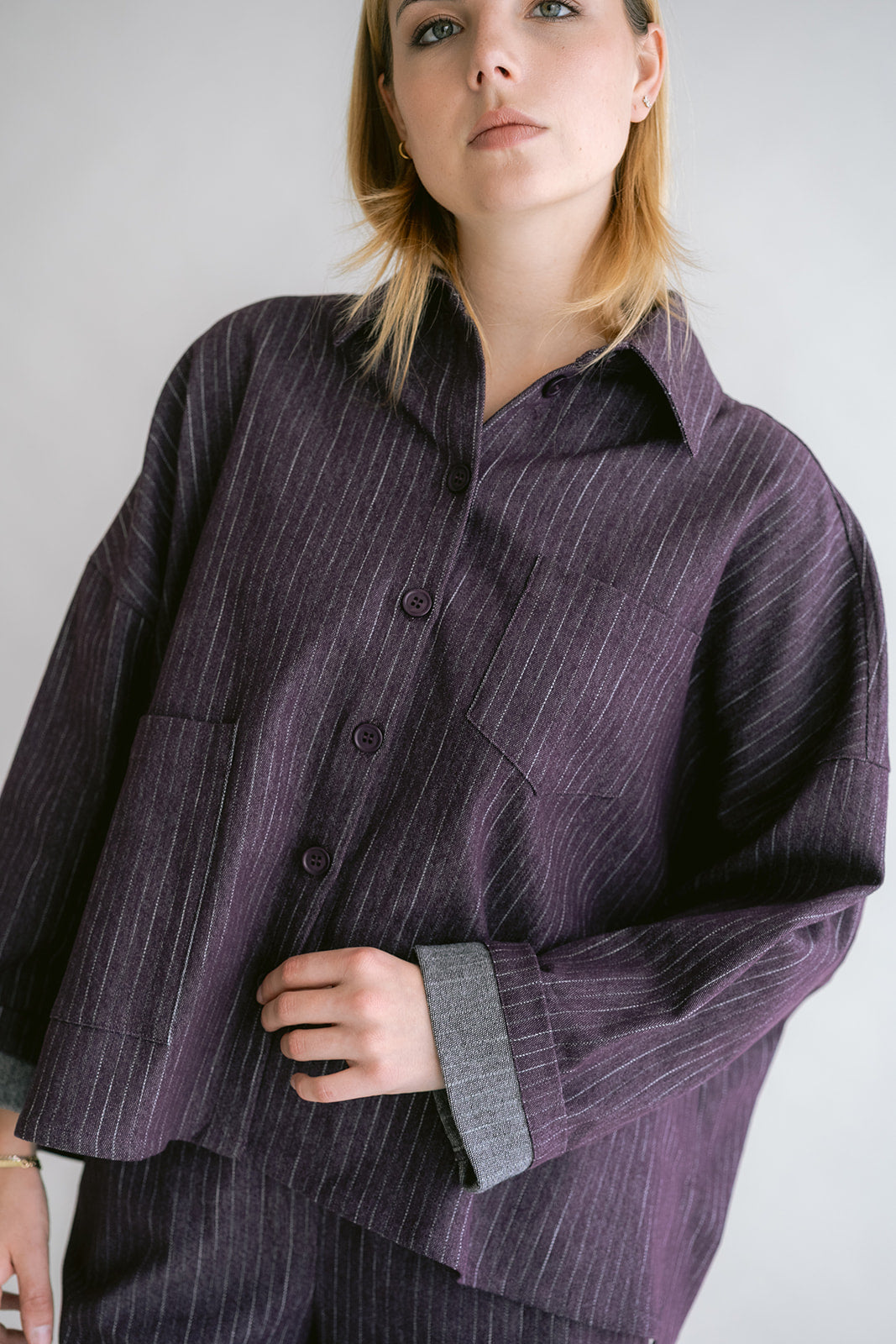 Mon Shacket Prume Stripe Jeans