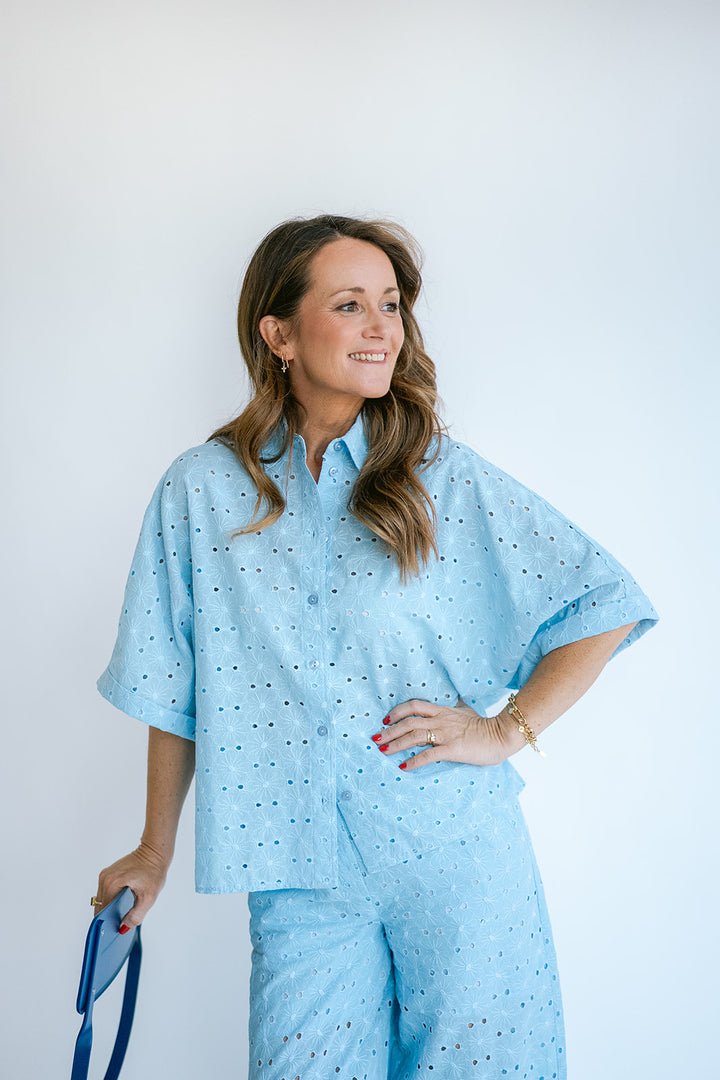 Morris Blouse Sunflower Blue