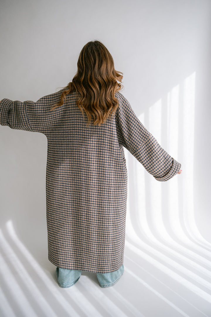 Noor Jacket Long Check