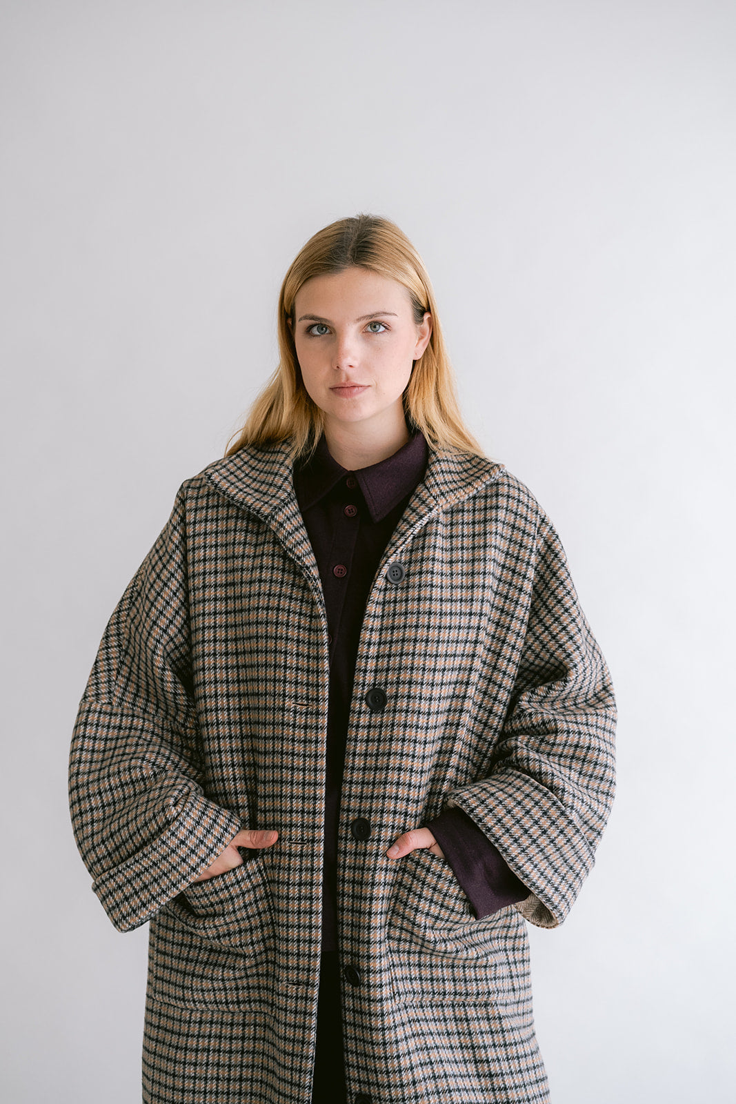 Noor Jacket Long Check