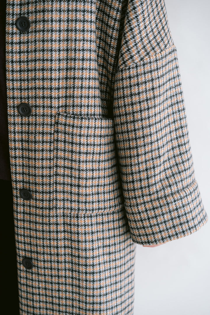 Noor Jacket Long Check