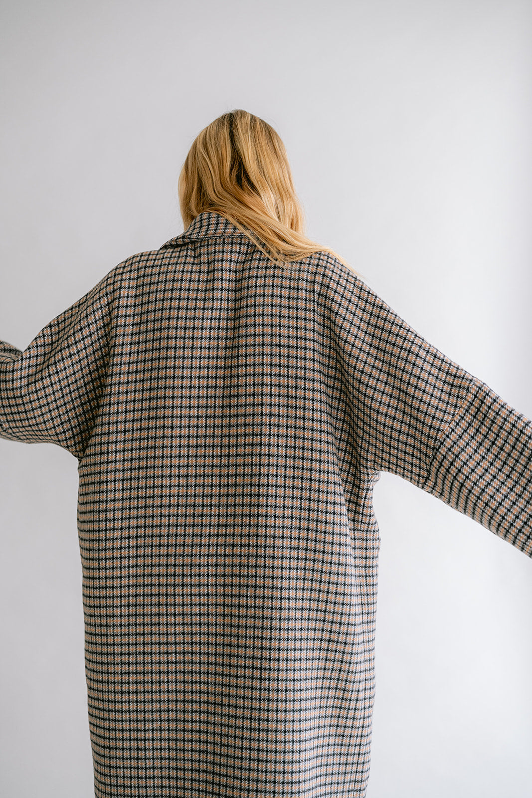 Noor Jacket Long Check