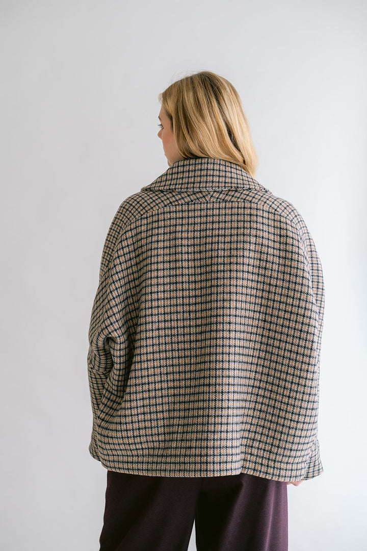 Noor Jacket Short Check