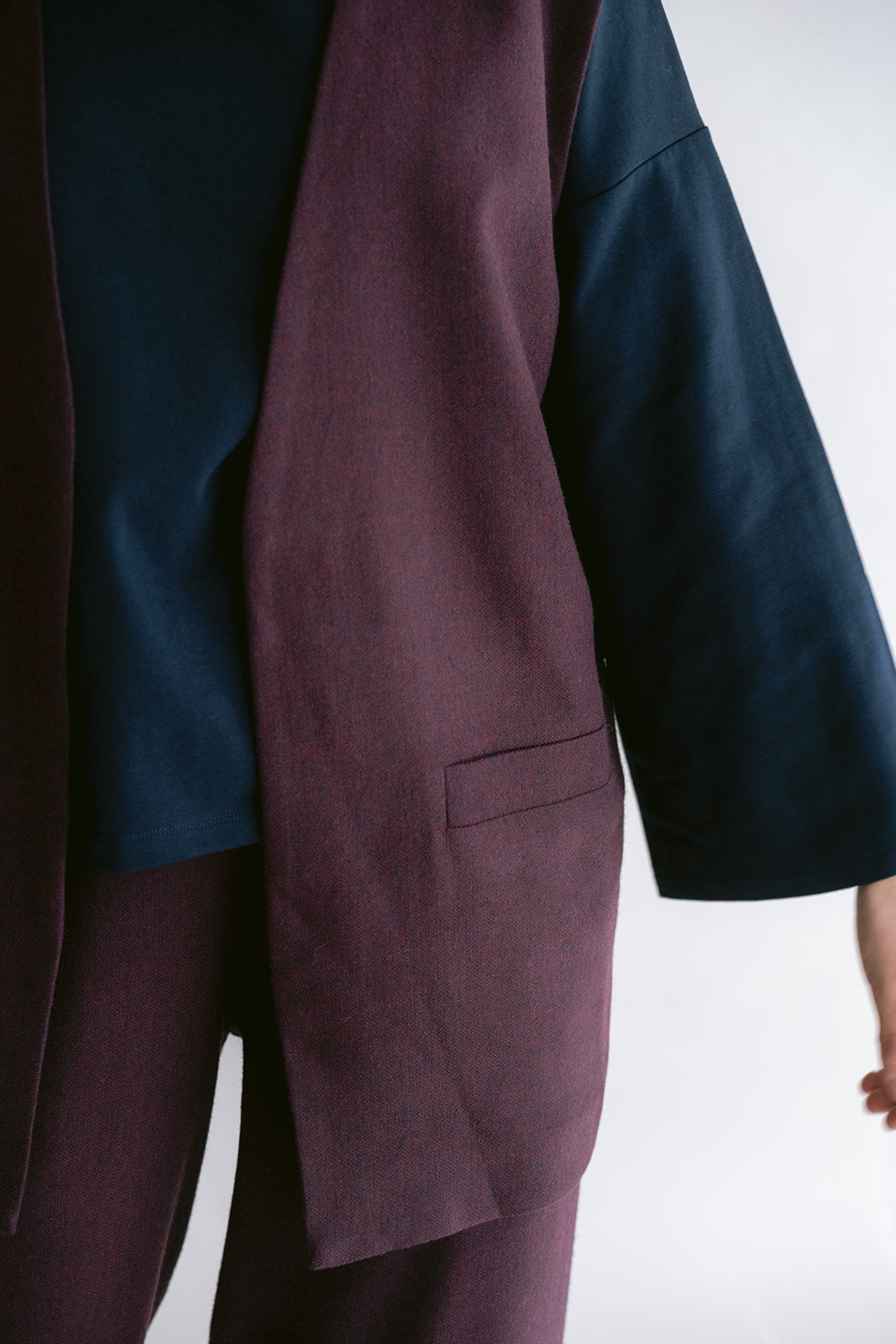 Puck Gilet Deep Plum
