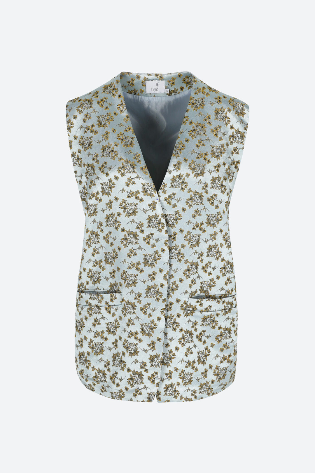 Puck Gilet Ice Blue Flower