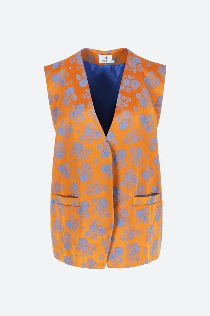 Puck Gilet Orange Flower