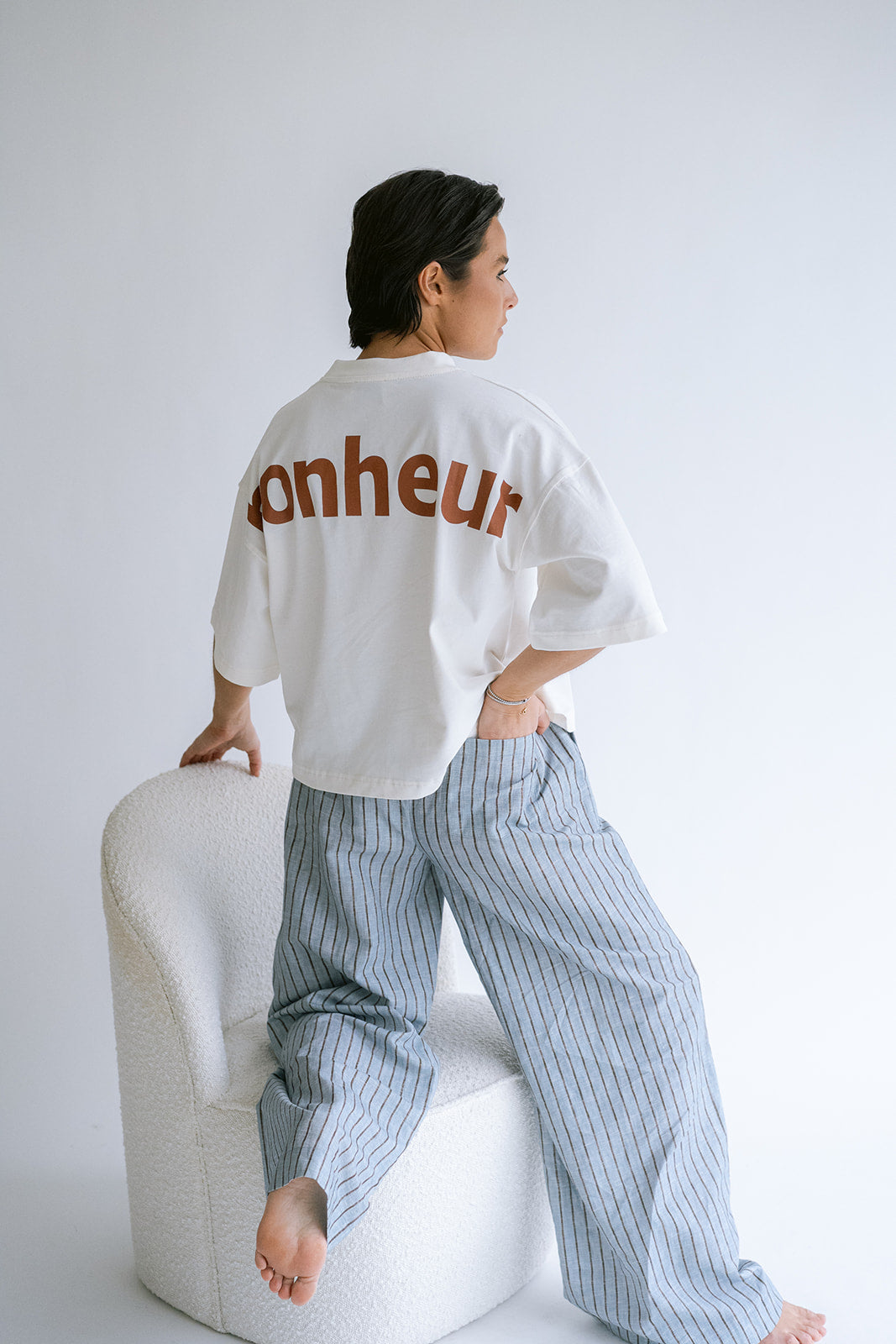 Sam Pants Blue Linen