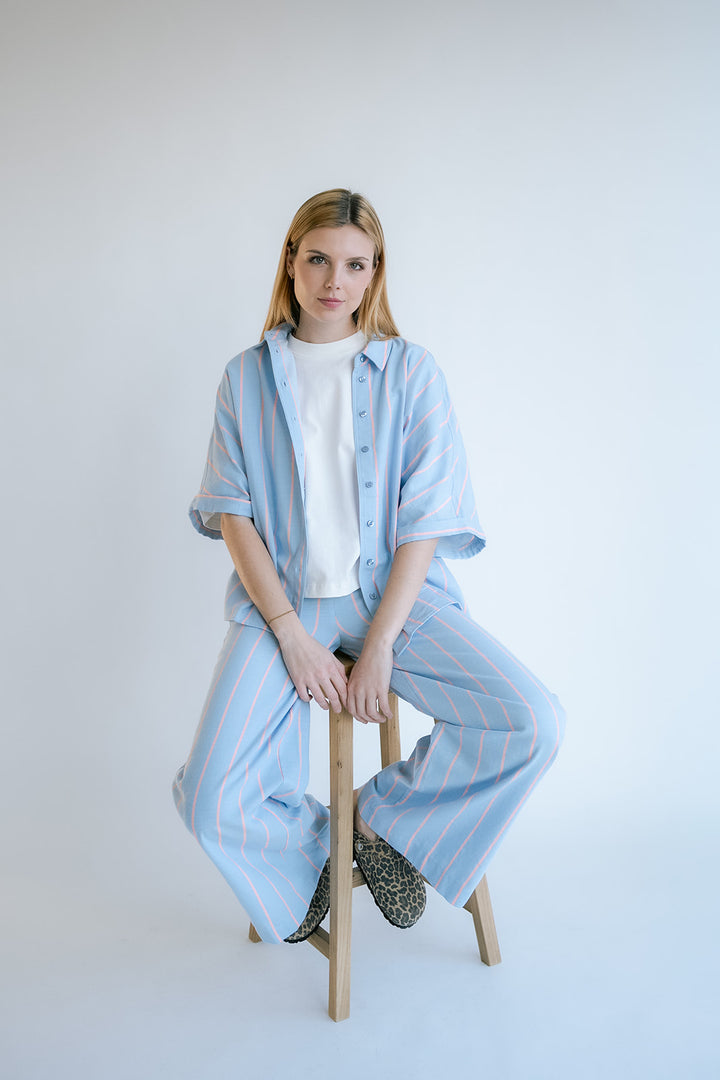 Sam Pants Blue Orange