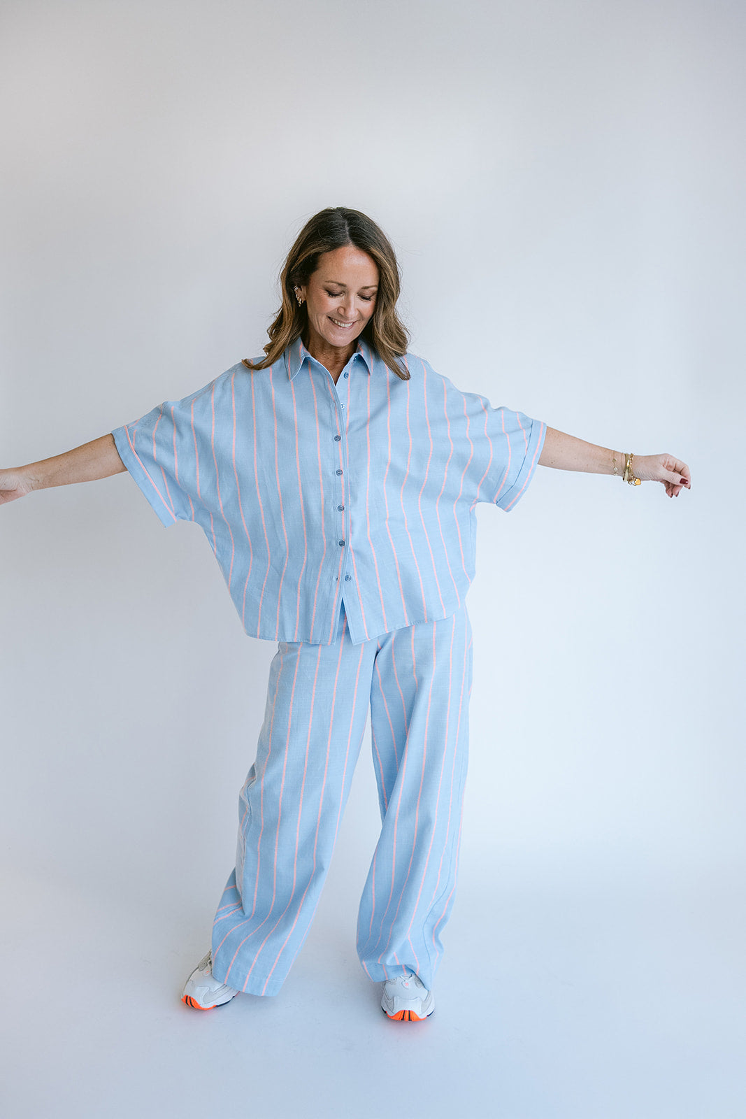 Sam Pants Blue Orange