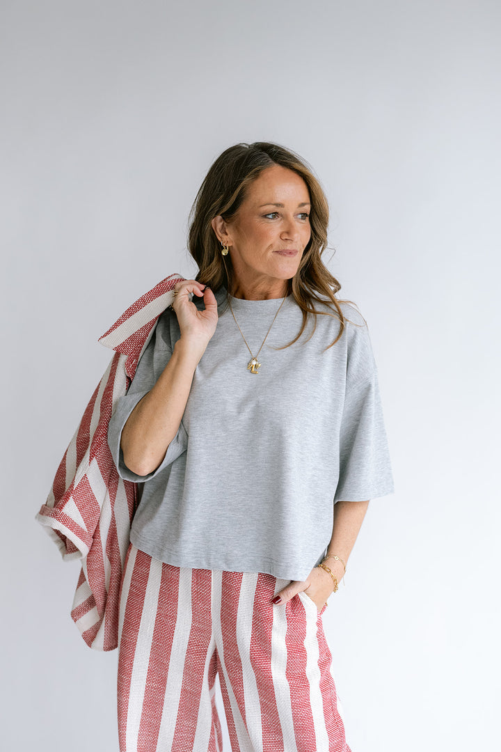 Sam Pants Bold Red Stripe