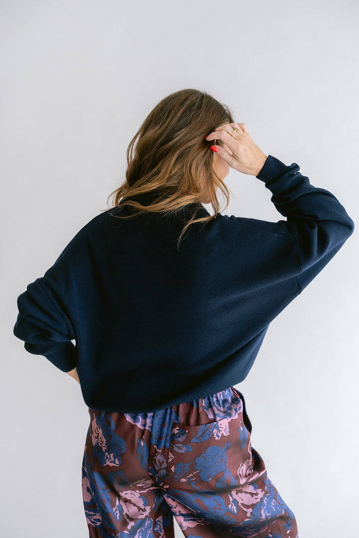 Sam Pants Bordeaux Flower