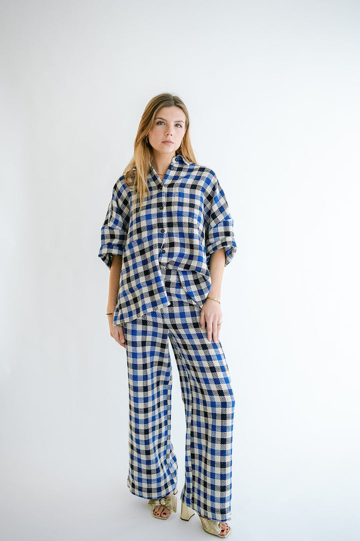 Sam Pants Cobalt Square