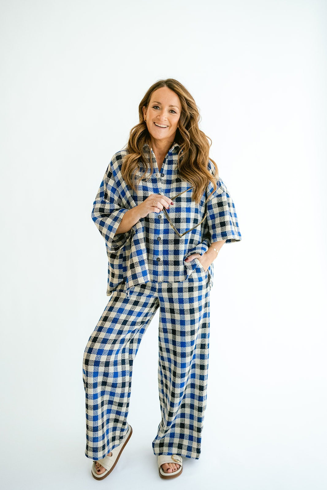 Sam Pants Cobalt Square
