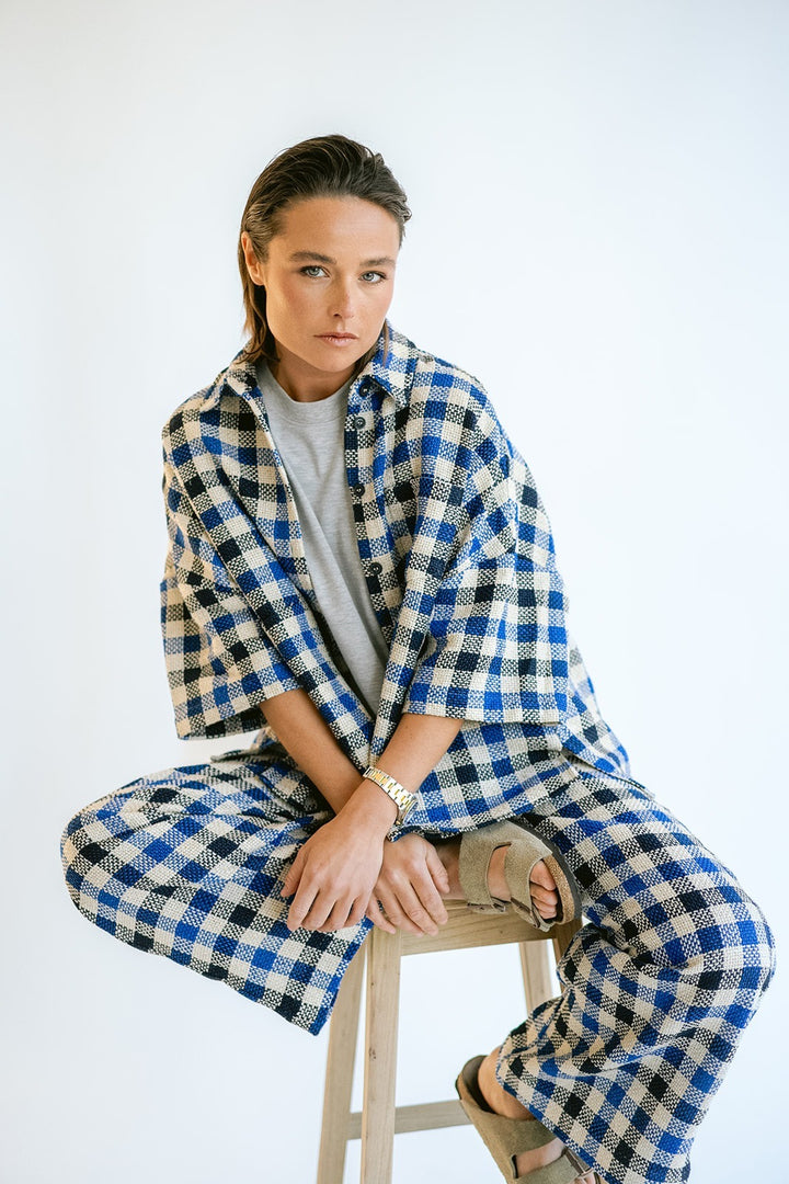 Sam Pants Cobalt Square