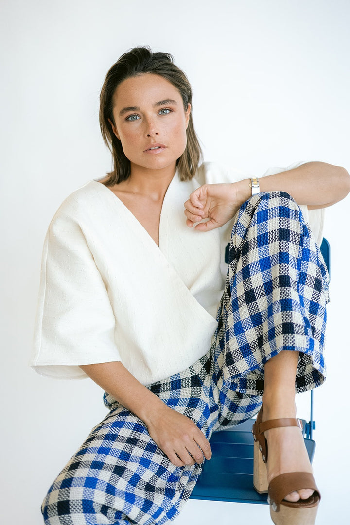 Sam Pants Cobalt Square