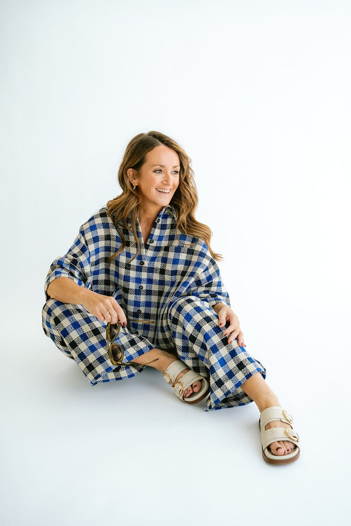 Sam Pants Cobalt Square