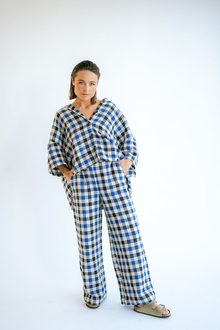 Sam Pants Cobalt Square