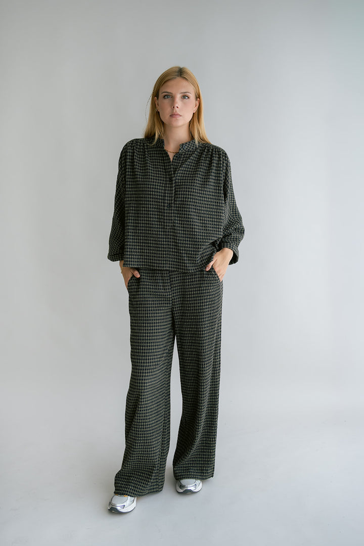 Sam Pants Green Small Check