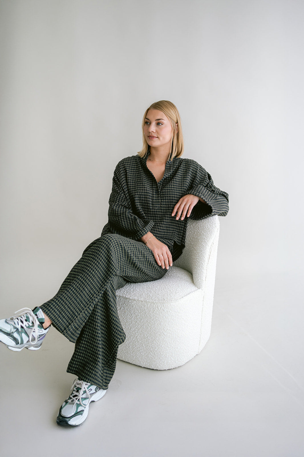 Sam Pants Green Small Check