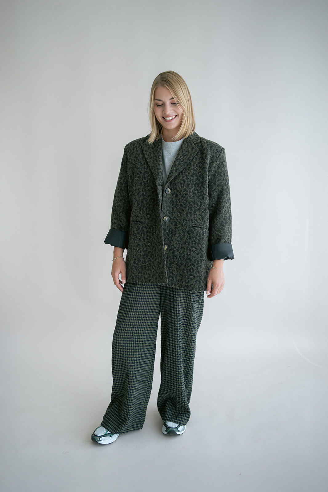 Sam Pants Green Small Check