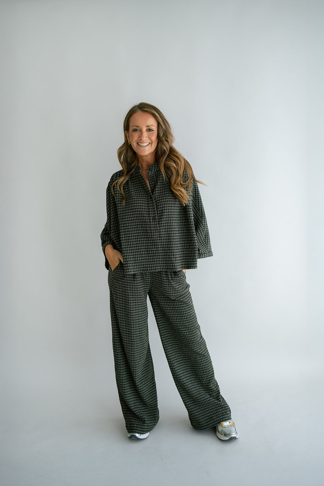 Sam Pants Green Small Check