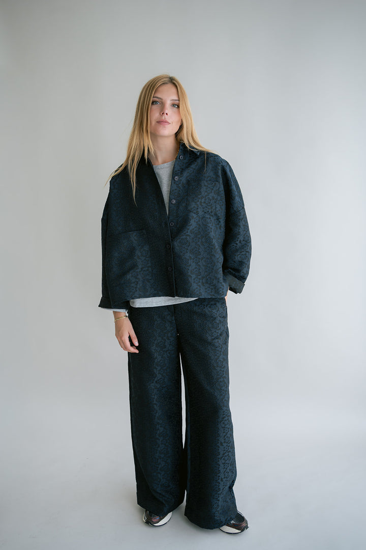 Sam Pants Navy Flower
